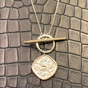 ALLSAINTS Coin & Toggle Pendant Necklace